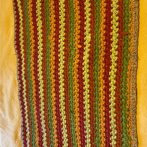 Handmade Homespun Rag Rug - Picture 2 of 4